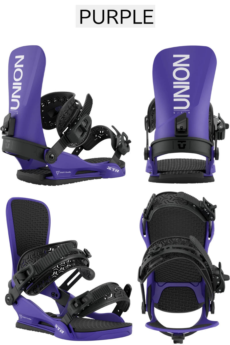 UNION STR ブラック Mサイズ STR Men's Snowboard Binding 2026 | Union Binding Company