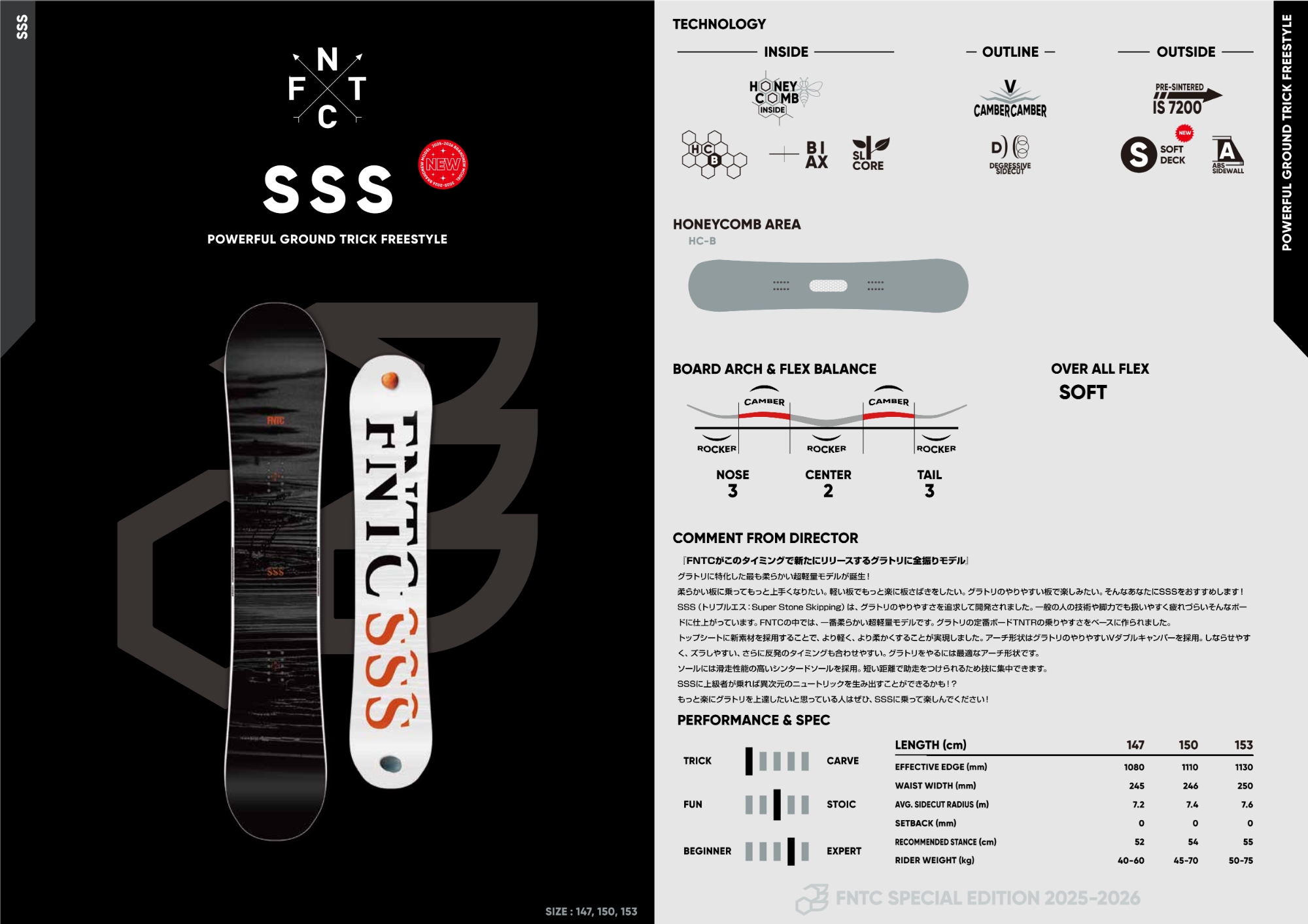 2025-2026 FNTC SSS Snowboards – SBF Boardshop