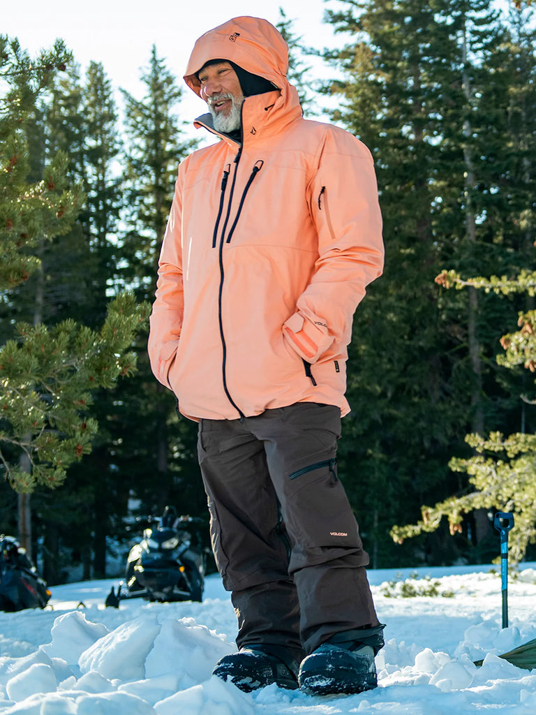 VOLCOM GUCH STRETCH GORE-TEX SNOWBOARD JACKET PEACH 2024 VOLCOM GUCH STRETCH GORE-TEX SNOWBOARD JACKET PEACH 2024