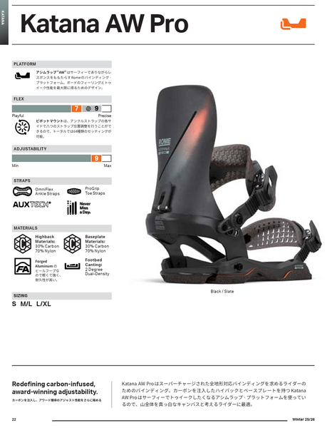 Rome Katana AW Pro Binding 2026