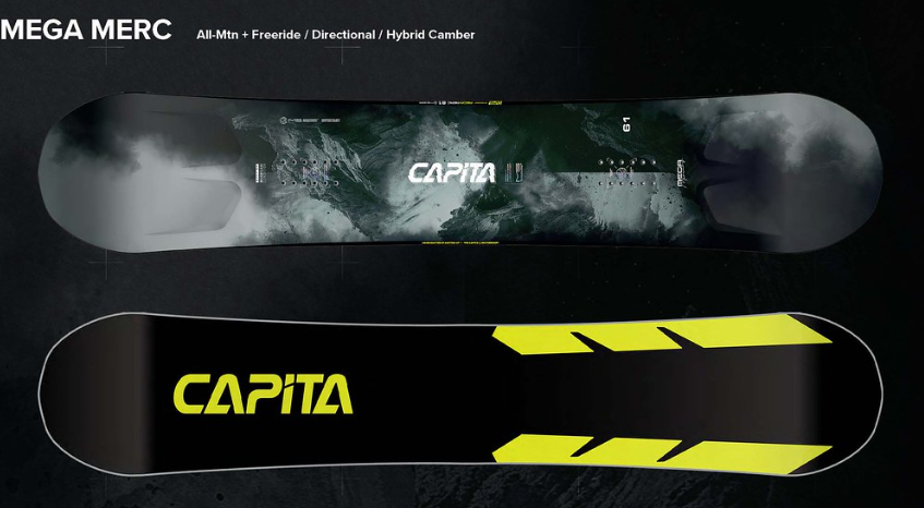 スノーボード CAPITA MEGA MERC 159cm Deska snowboardowa Capita Mega Mercury 159 - 8053847077515