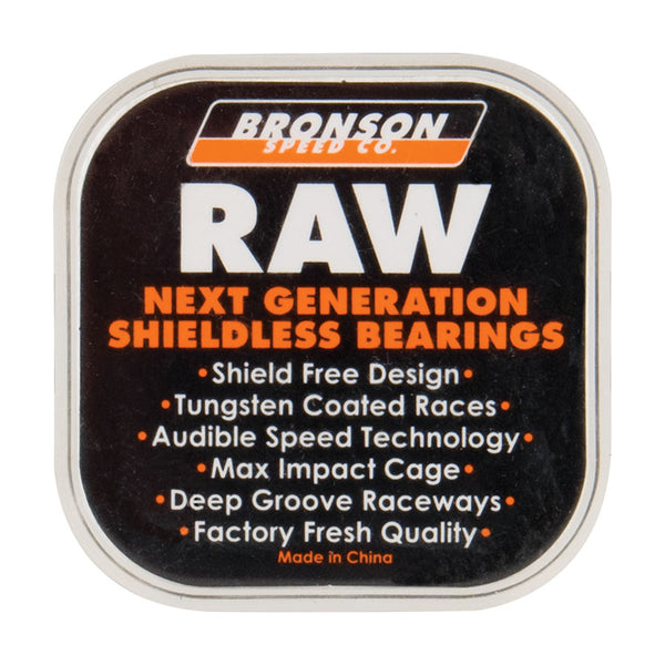 Bronson Speed Co. RAW Next Generation Shieldless Bearings