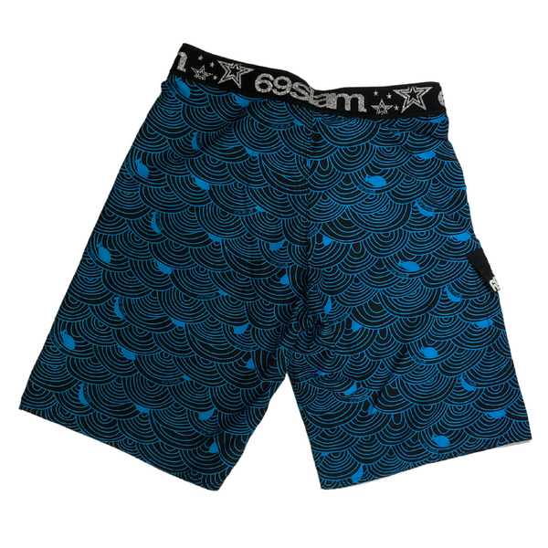 69SLAM WAVE BLUE LONG BOARDSHORT