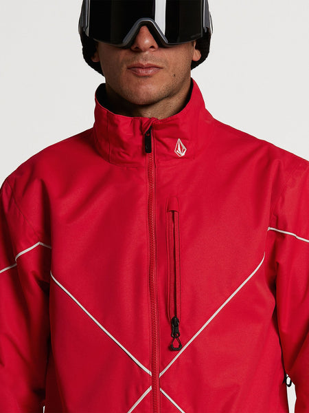 Volcom 2021 - NO HOOD X JACKET - RED G0652114
