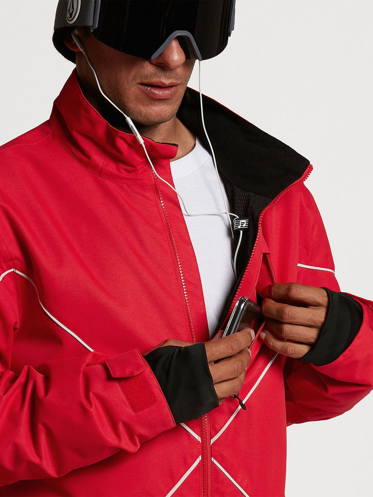 Volcom 2021 - NO HOOD X JACKET - RED G0652114 – SBF Boardshop