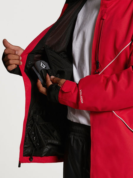 Volcom 2021 - NO HOOD X JACKET - RED G0652114