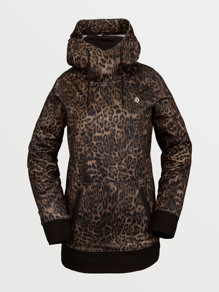 Volcom 2021 - WOMENS SPRING SHRED HOODY - LEOPARD H4152103