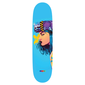 [Skateboard Complete] Colours Cyber Girl Deck
