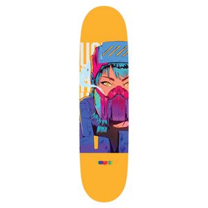 [Skateboard Complete] Colours Cyber Punk Deck
