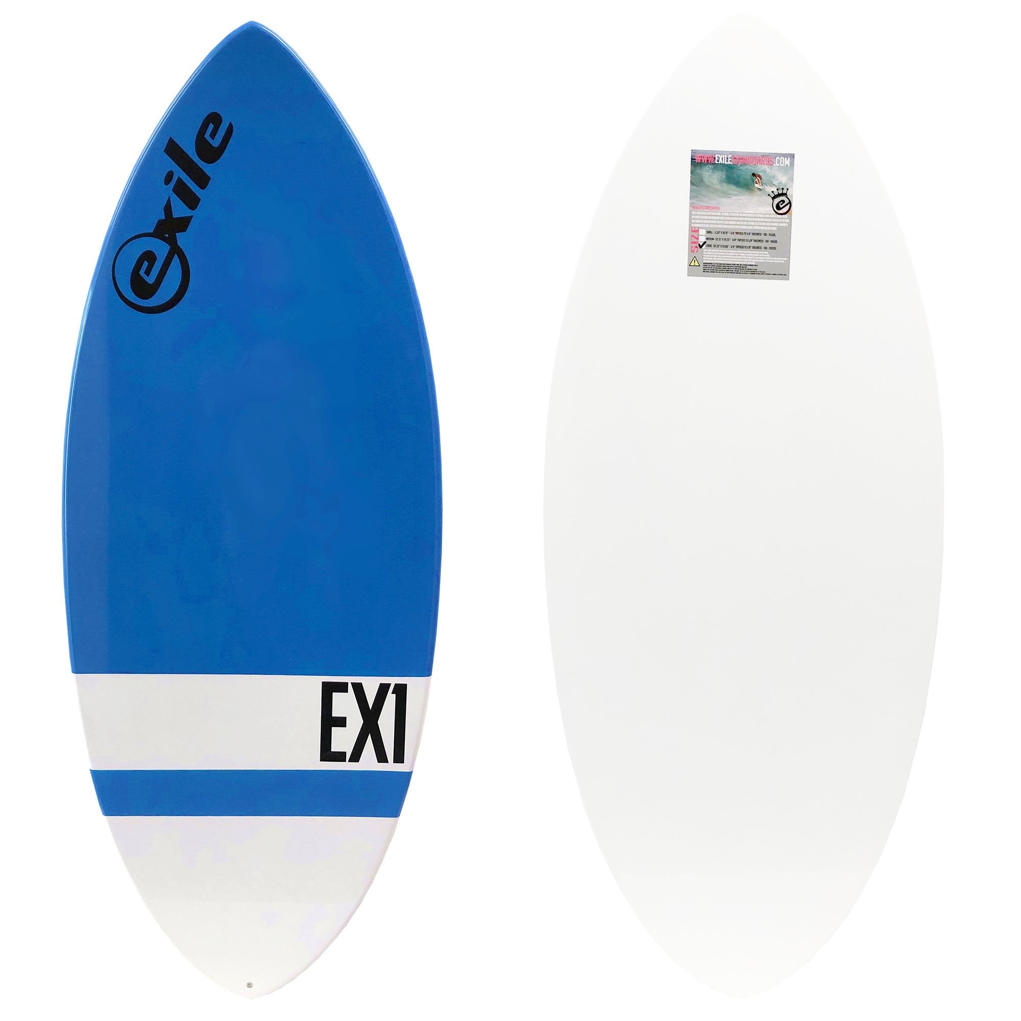 Exile EX1 E-Glass Epoxy Skimboard Hybrid Shape